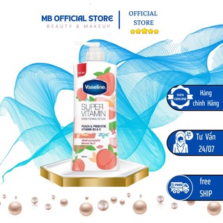 Kem Dưỡng Ẩm Vaseline Super Vitamin Đào 360ml Thái Lan