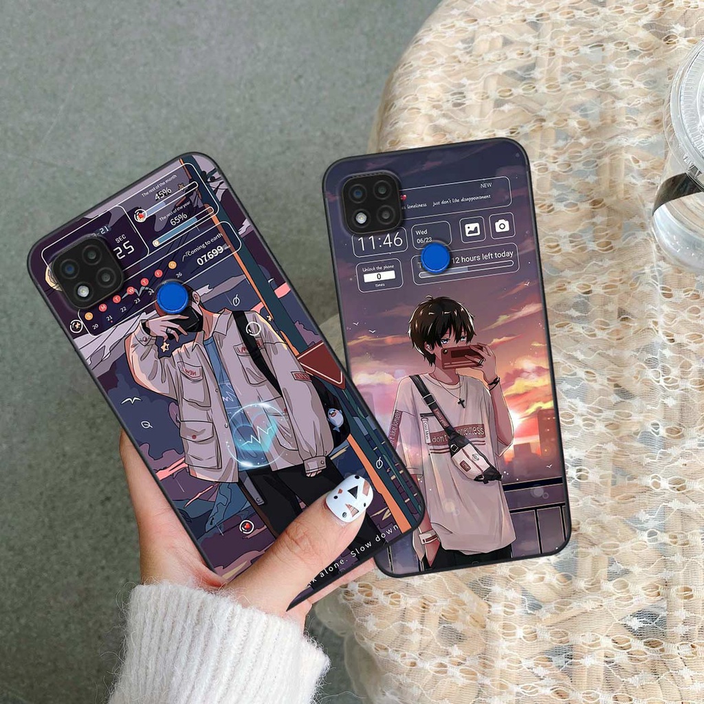 Ốp lưng Xiaomi Redmi 9C hình anime boy girl phong cách thời trang, ốp rẻ đẹp