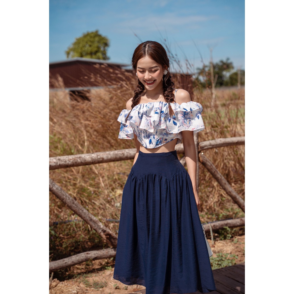 OLV - Chân váy Elisa Navy Skirt