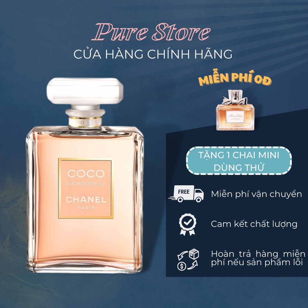 Nước hoa nữ Coco Mademoiselle Women 100ml, nước hoa nữ lưu hương 7-8 tiếng