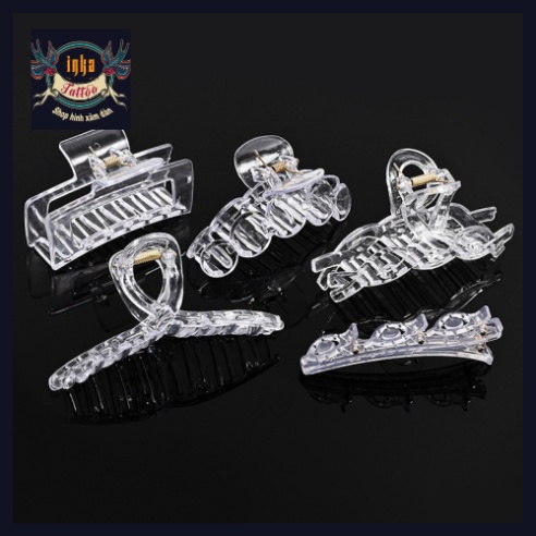 Kẹp càng cua, cặp tóc trơn, vật liệu handmade tự làm kẹp tóc