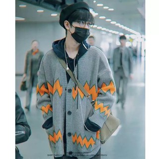 [ORDER] Áo khoác len Cardigan họa tiết size Nam/nữ Hàn Quốc (ORDER - sẵn L) Kèm ảnh thật