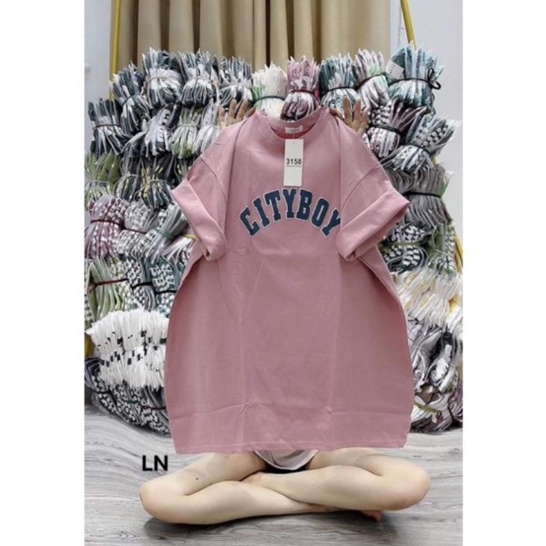 [ Rẻ Vô Địch ] Áo Phông Thun Form Rộng 3158 Cotton Khô Tay Lỡ Unisex HUDUcloset CITYBOY