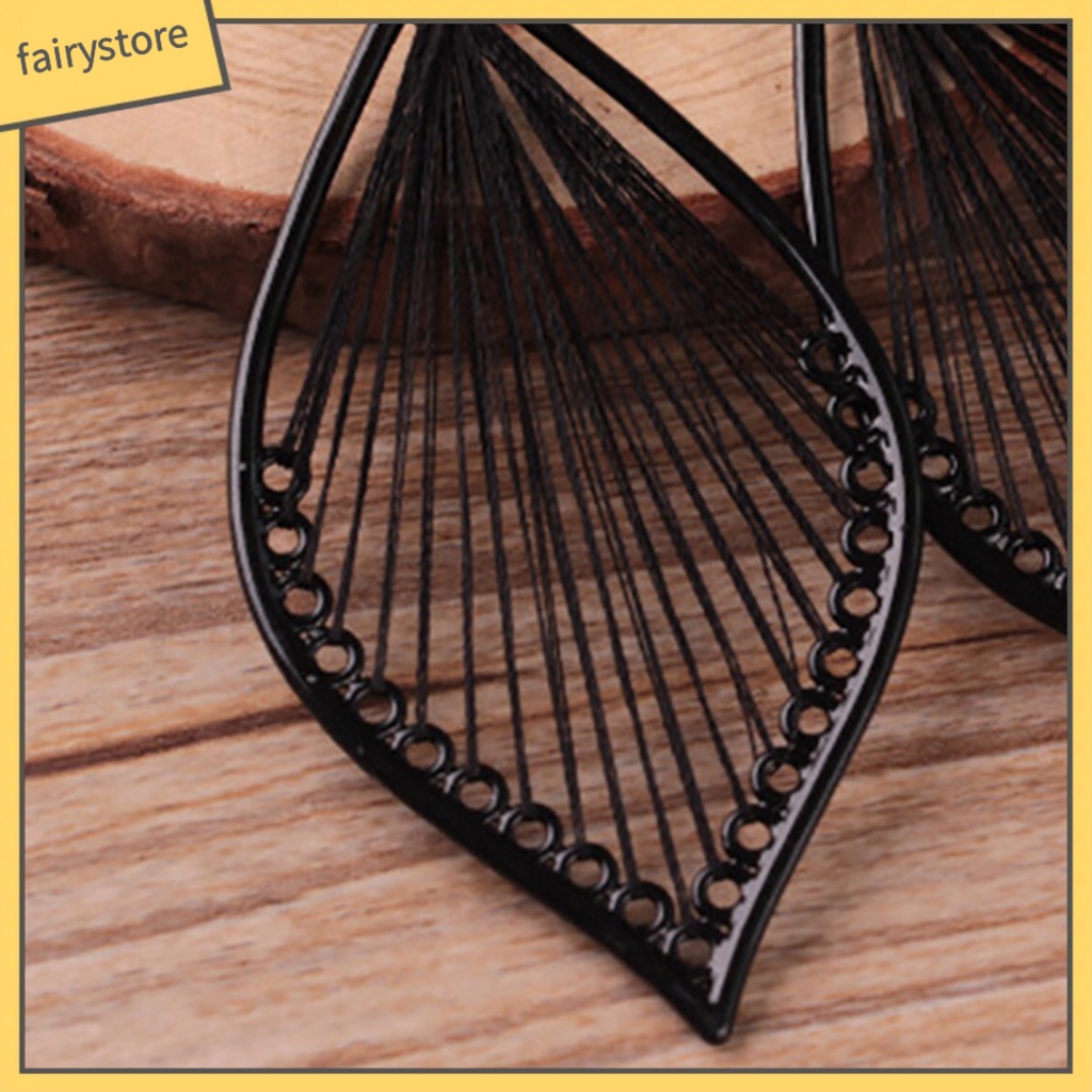 1 Đôi Bông Tai Hình Chiếc Lá Bằng Hợp Kim Thời Trang Dự Tiệc Dành Cho Nữ [Fairy1]