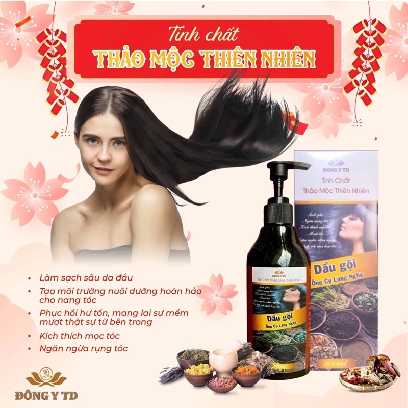 Dầu gội thảo dược hết nấm gàu ông cụ làng nghè