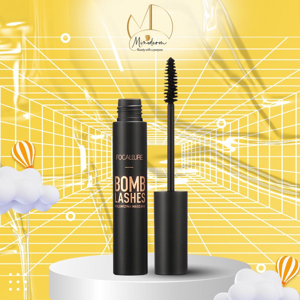 Mascara FOCALLURE chuốt cong và dày lông mi tự nhiên, chống thấm nước 10g FA-44