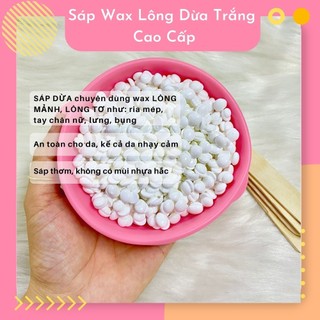 100g sáp wax lông dừa coconut premier siêu bám lông, wax sạch lông cứng, lông tơ, an toàn cho da