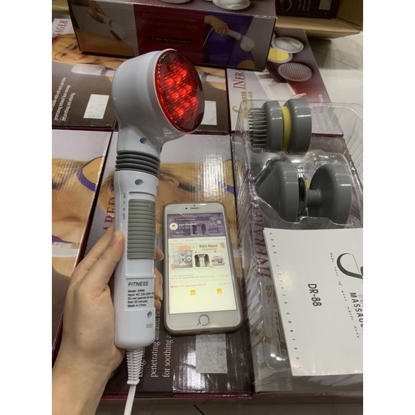 Máy Masage Hồng Ngoại Giúp Thông Tắc Tia Sữa,Masage Mặt Fitness DR-88
