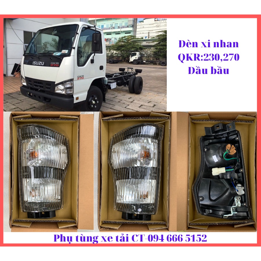 Đèn Xi Nhan xe Isuzu QKR:230,270,91PS cabin tròn-Hàng DEPO Đài Loan cao cấp
