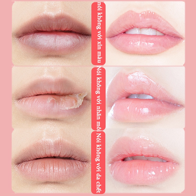 Son dưỡng môi Son dưỡng ẩm Son Dưỡng Có Màu dưỡng ẩm làm mềm và ngừa thâm môi Hương Đào Chiết Xuất Trái Cây 4g