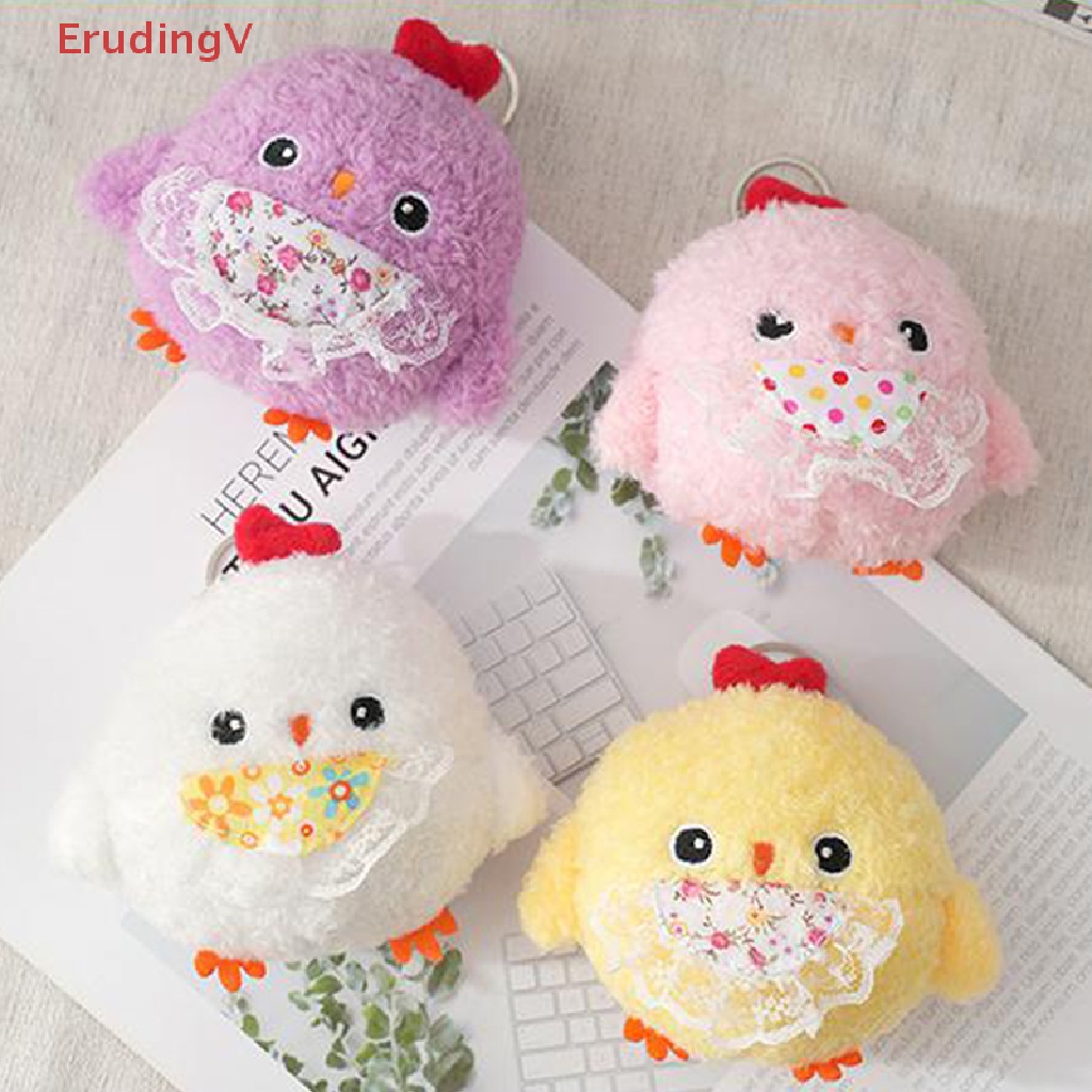 [ErudingV] Móc Khóa Gà Nhồi Bông Mini 10cm