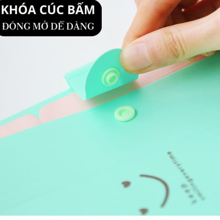 Túi đựng tài liệu nhiều ngăn a4 - 5 ngăn - túi đựng tài liệu a4 nhiều ngăn - cao cấp - file đựng tài liệu - HIKOMA STORE