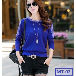 Áo len cánh dơi thời trang nữ