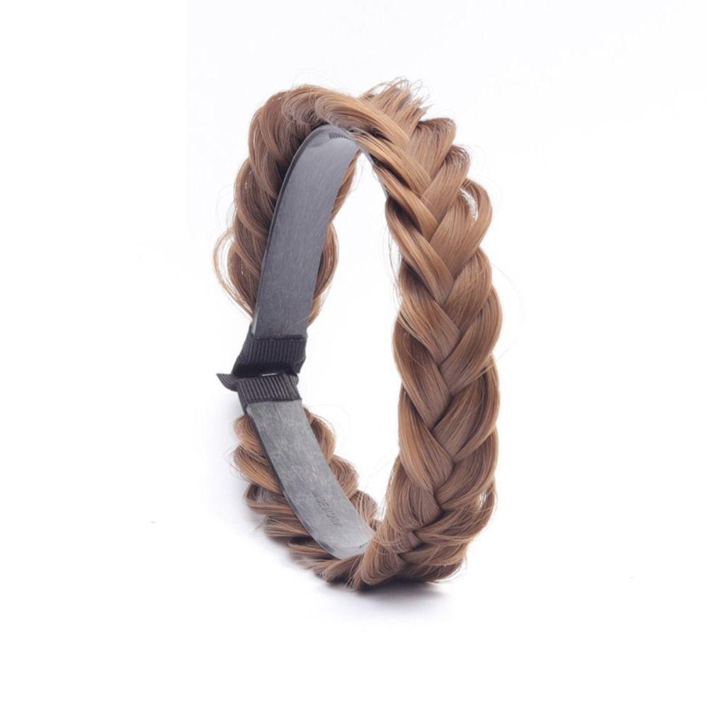 Băng Đô Cài Tóc Giả Màu Đen Phong Cách Bohemian Thời Trang Cho Nữ
