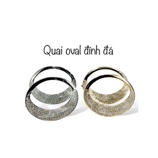 Quai Oval đính đá
