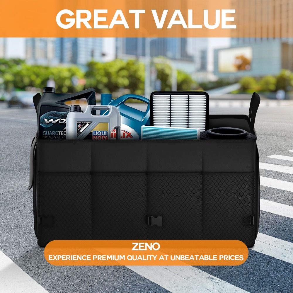 Hộp Đựng Vật Dụng 2 Trong 1 Có Thể Gấp Lại Tiện Dụng Cho Xe Hơi