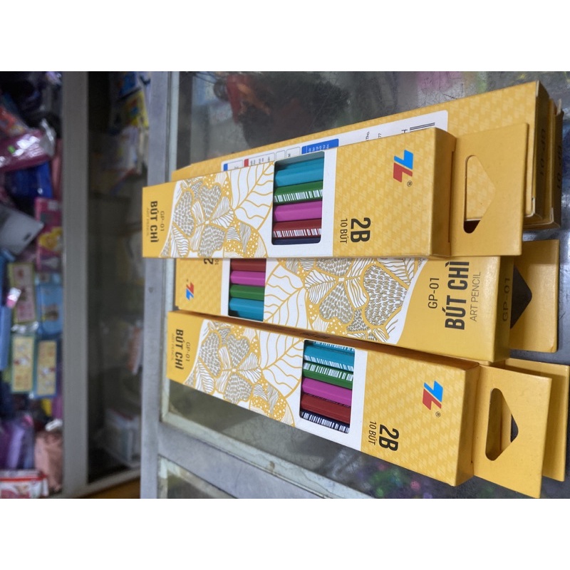 Bút chì 2B Thiên Long nhiều mầu