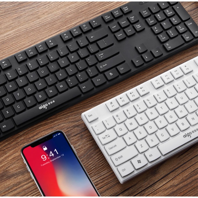 Bàn Phím Không Dây Siêu Mỏng Kết Nối Máy Tính Lenovo Dell