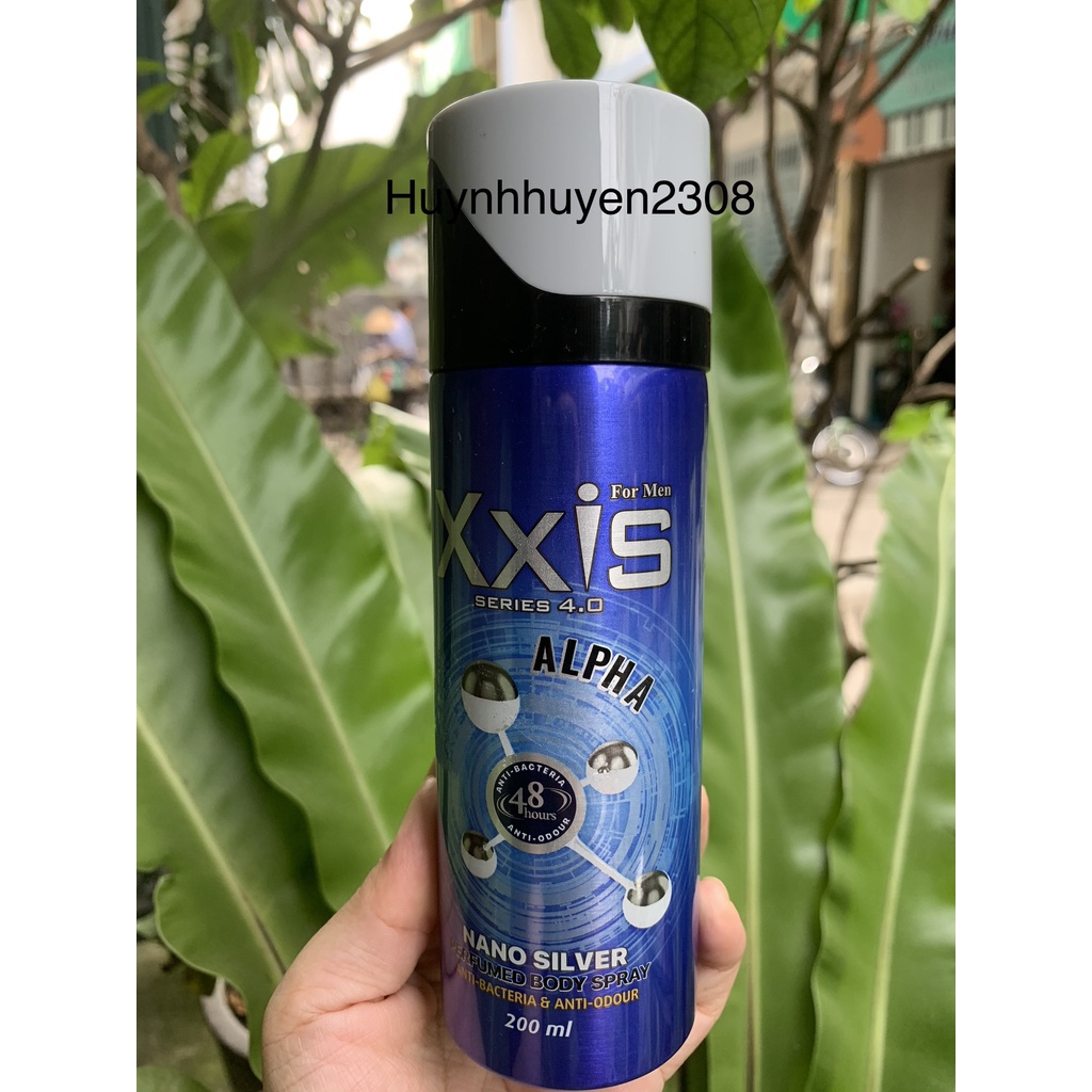 Xịt Khử Mùi Cao Cấp Toàn Thân Dành Cho Nam XXIS_200ml.