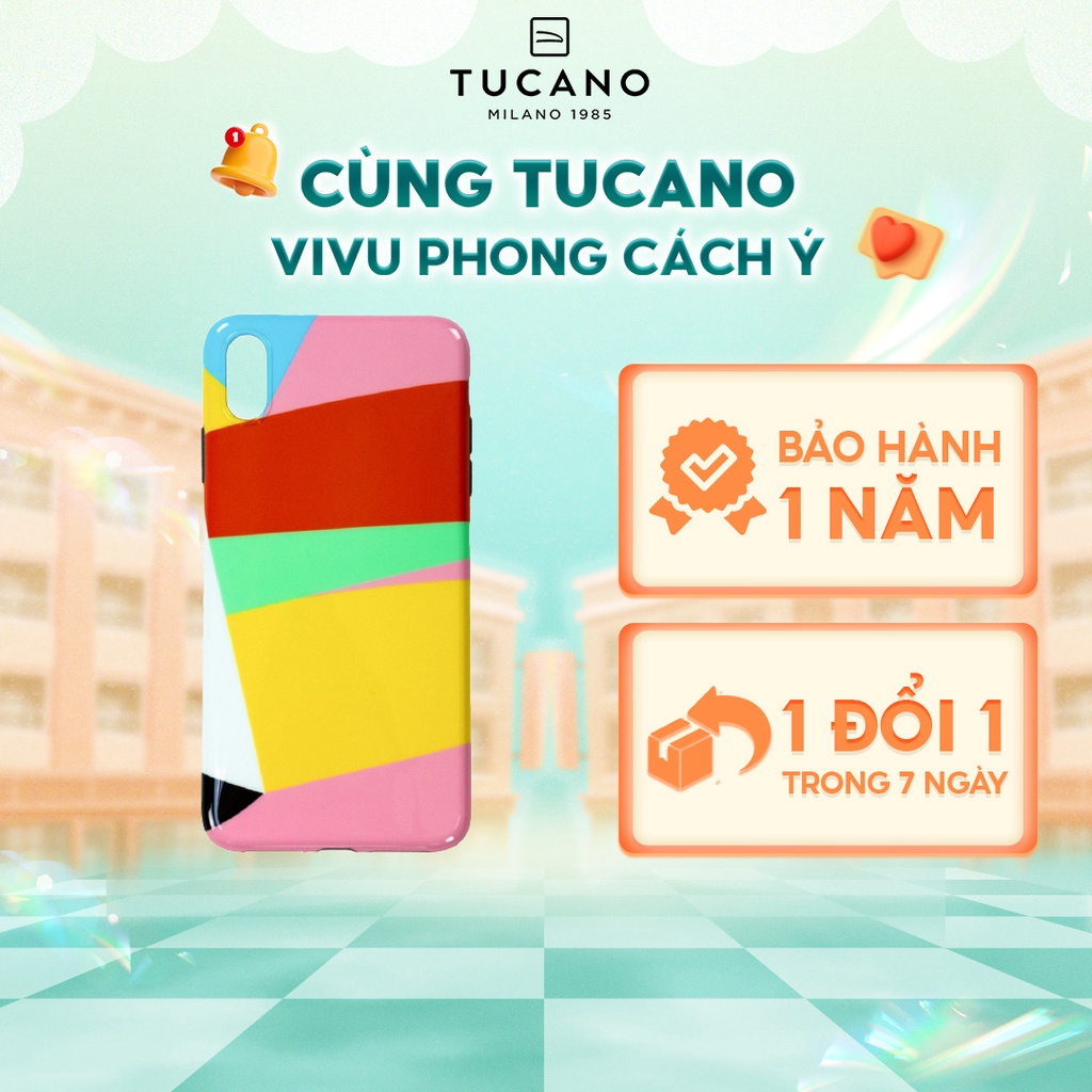 Ốp lưng Tucano Shake Mendini cao cấp độc đáo dành cho Iphone X, XS và XS