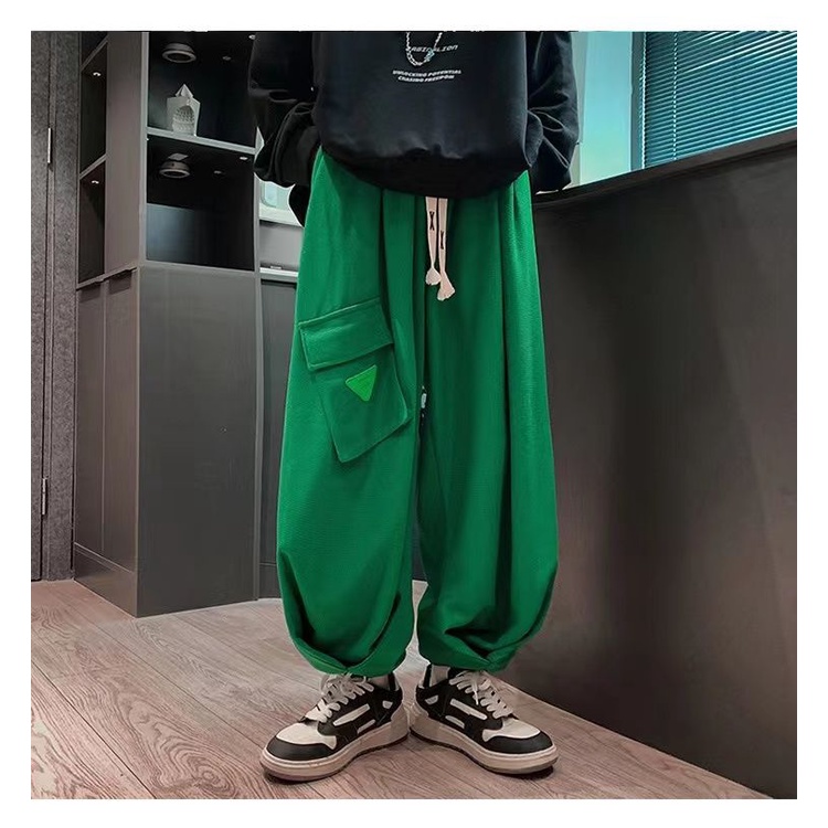 Bloomers Quần Thể Thao Dáng Rộng Thời Trang Mùa Xuân Thu Cho Nam Giới