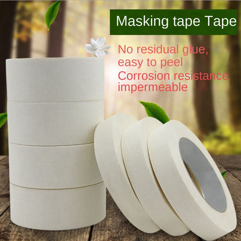 Set 10 Cuộn Băng Keo Giấy Dán Đa Năng Kích Thước 1 Inch x 21 Yards x 10