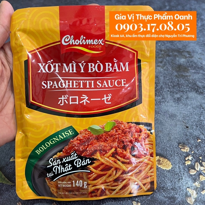 Xốt mì ý spaghetti bò bằm (gói140gr)