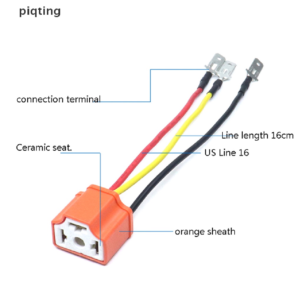 Giá Đỡ Bóng Đèn Pha LED H4 Bằng Sứ Chuyên Dụng Cho Xe Hơi