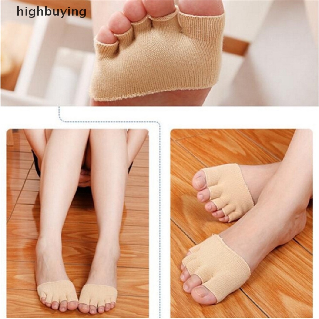 1 Cặp Vớ Mềm Mại Thấm Hút Mồ Hôi Chăm Sóc Bàn Chân Unisex