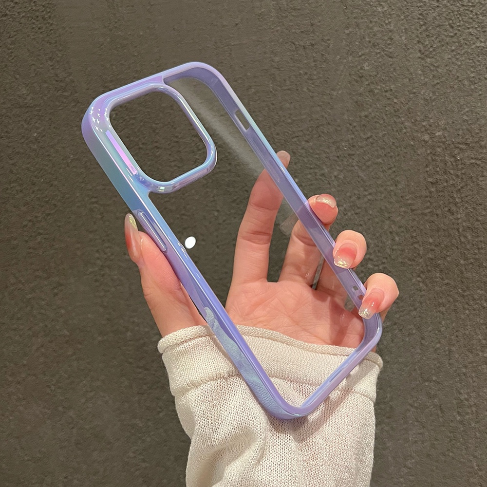 Ốp Điện Thoại Dẻo Màu Gradient Thời Trang Sang Trọng Cho iPhone 14 Plus 14 Pro Max iPhone 12 13 Pro Max