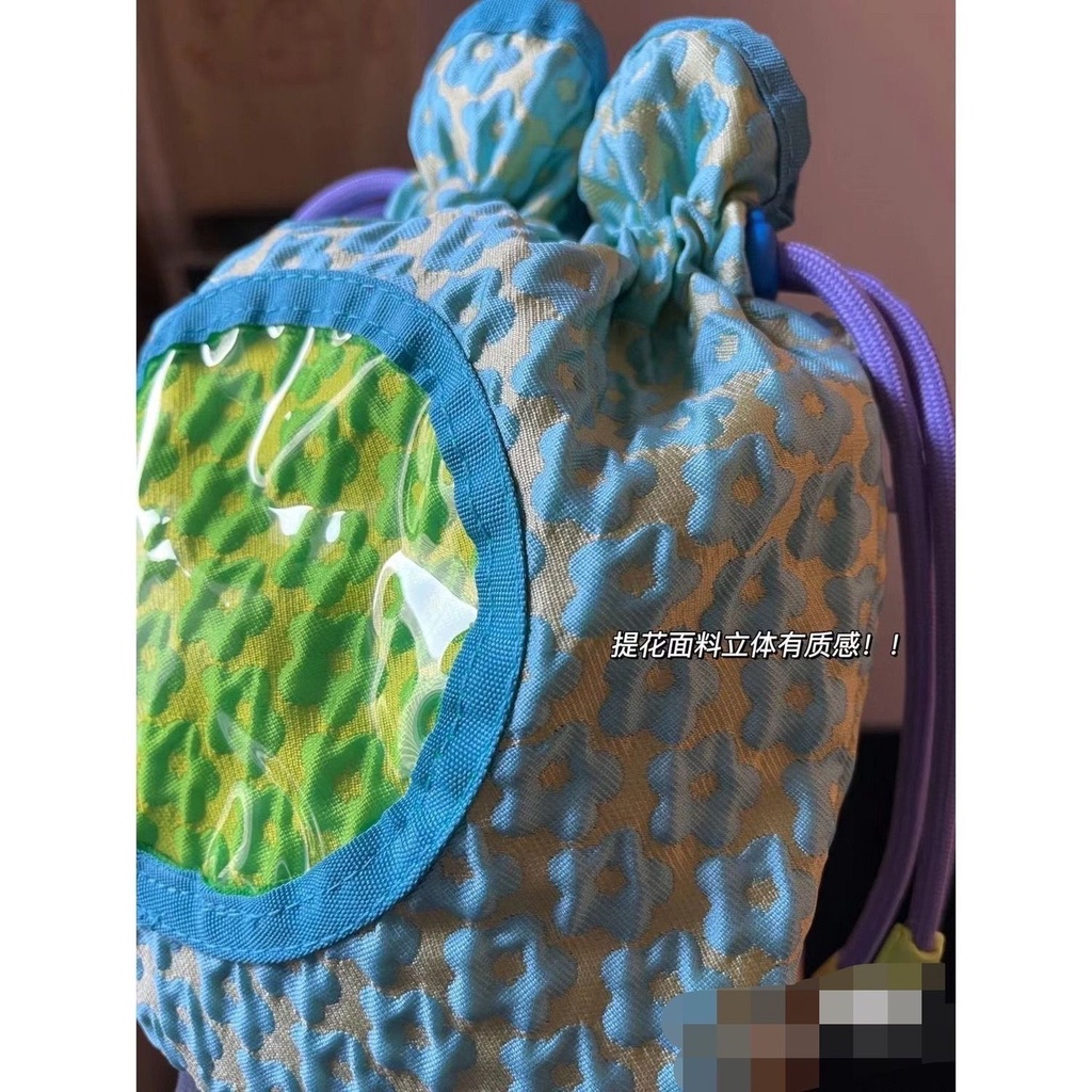 Túi Đeo Chéo Dây Rút Mini Màu Sắc Thời Trang Hàn Quốc Cho Nữ