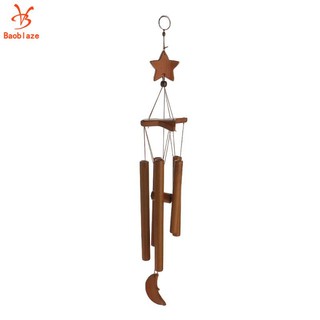 Chuông gió gỗ tre 7 ống trang trí
