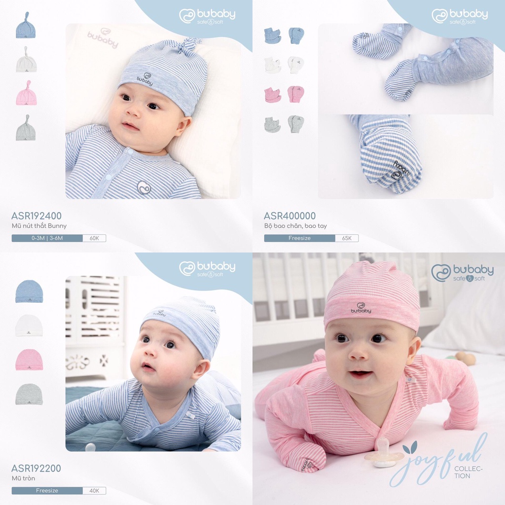 Phụ kiện sơ sinh Bubaby chất xốp mỏng cho bé
