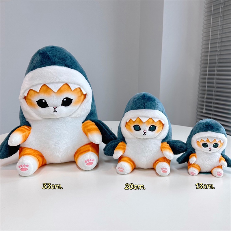 HYC Humey Đồ chơi nhồi bông Hình Cá Mập Dễ Thương Cho Bé 33cm