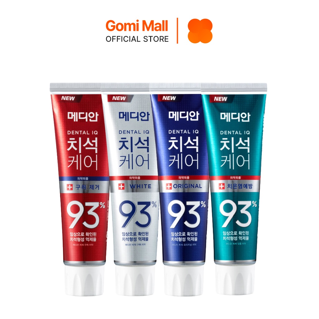 Kem Đánh Răng MEDIAN Dental IQ 120g GOMI Flagship Store