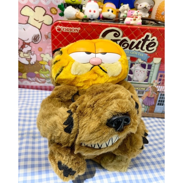 Gấu bông mèo garfield vintage thú nhồi bông đồ chơi dễ thương