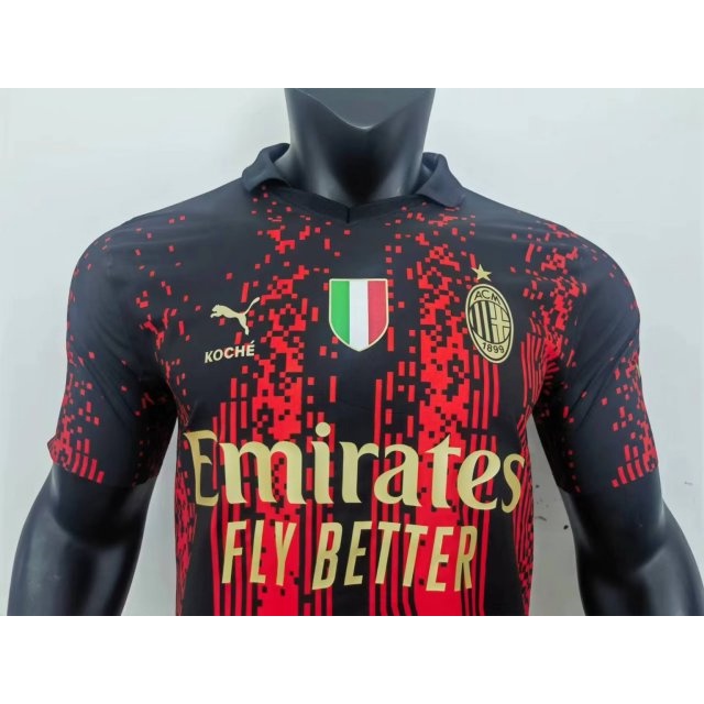 Áo Thun Thể Thao Tay Ngắn Phiên Bản Đặc Biệt 2324 New AC Milan