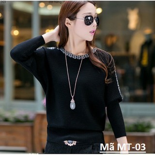 Áo len cánh dơi thời trang nữ