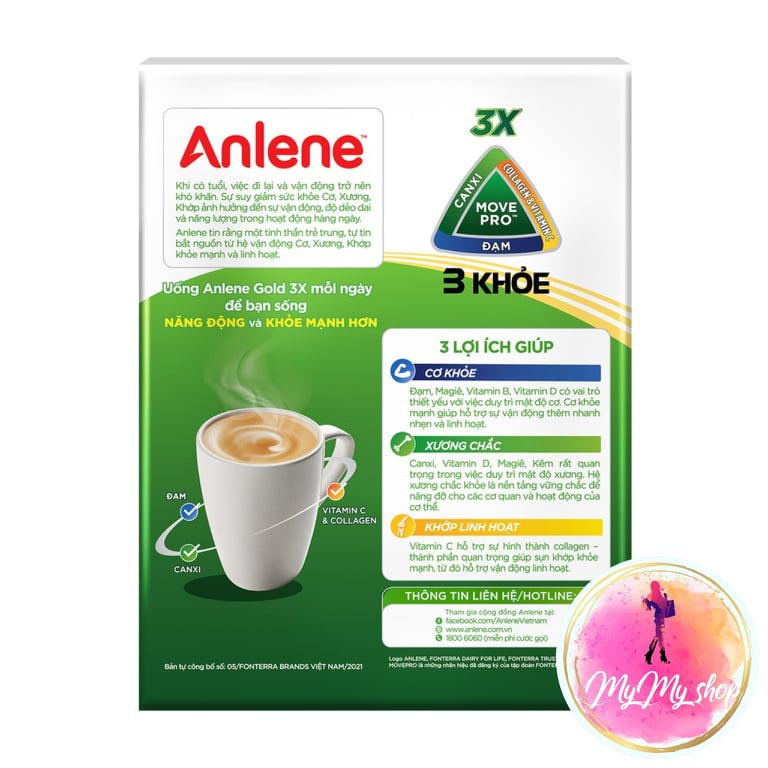 Sữa Bột Anlene Cà phê