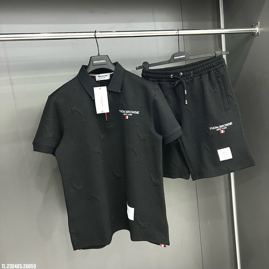 Bộ Thom nam viền tay, bộ thể thao Thom nam nữ vải cotton cao cấp mát cực chất cho nam.High Fashion