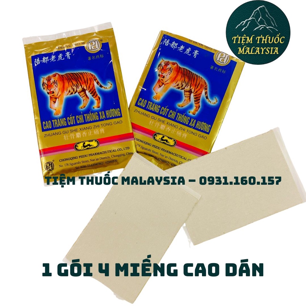 1 Gói 4 Miếng Cao Dán
