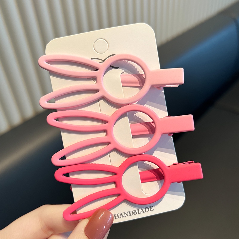 Kẹp Tóc Trang Trí Hình Thỏ Màu Gradient Mẫu Mới 2023 Dành Cho Bé