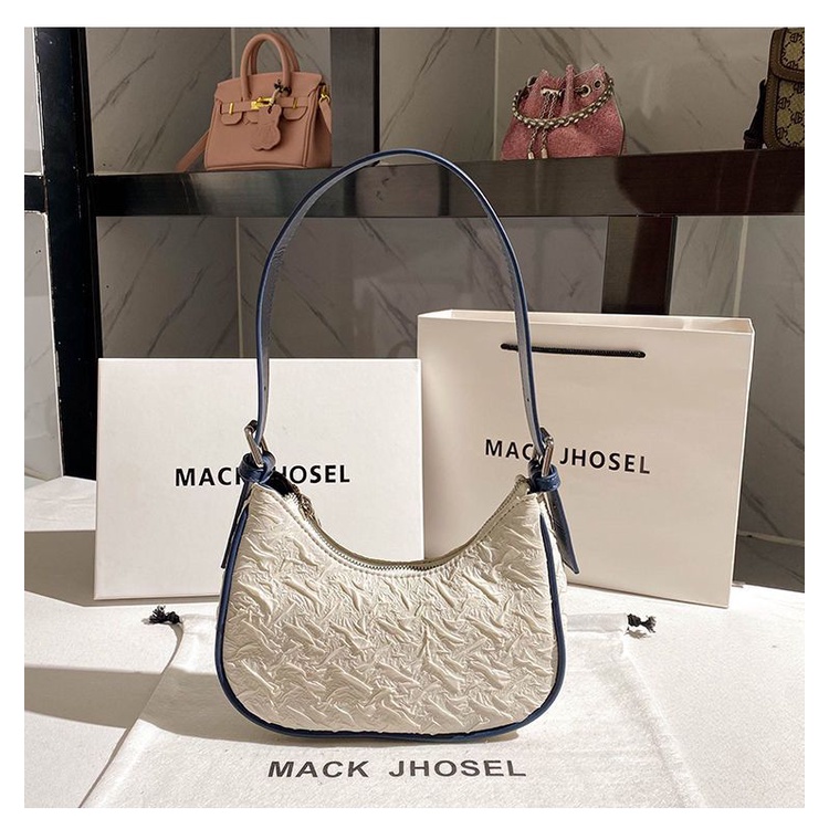 Túi Xách Kẹp Nách Xếp Ly Thời Trang Mùa Hè Cho Nữ