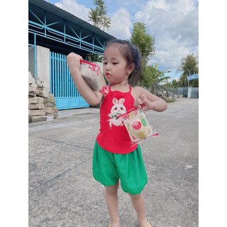 Set yếm thỏ xinh cho bé 6-15kg