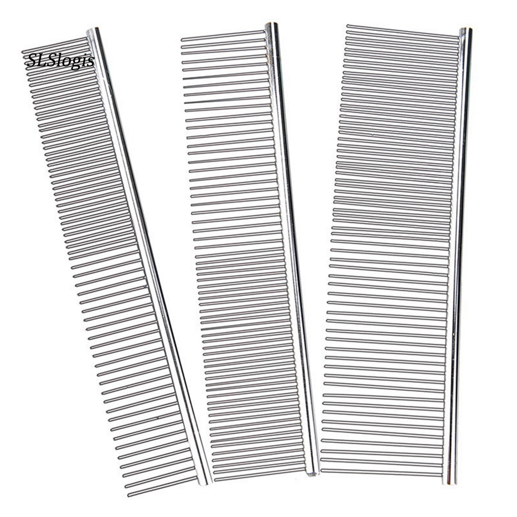Lược Chải Lông Thú Cưng Bằng Thép Không Gỉ 19cm