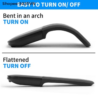 Chuột Không Dây Mini Bluetooth 4.0 Gấp Gọn Không Ồn Cho Microsoft Surface {akindofstar1.vn}