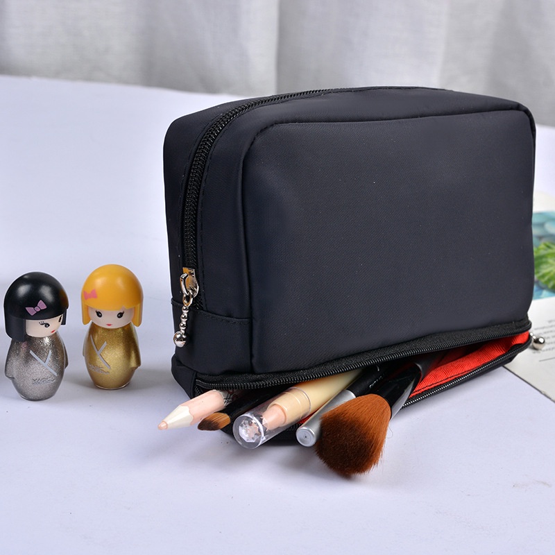 Túi Đựng Cọ Trang Điểm Hai Lớp Tiện Lợi Khi Đi Du Lịch