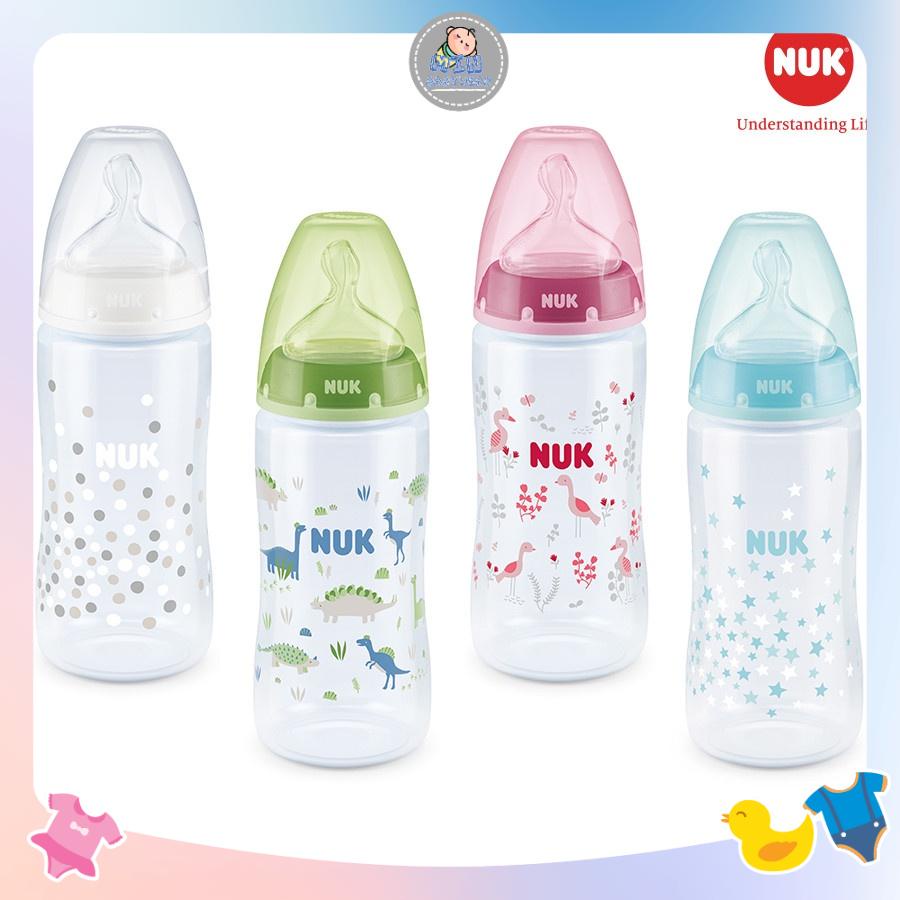 BÌNH SỮA NUK PREMIUM CHOICE NHỰA PP 150ML/300ML NÚM TI S1- M