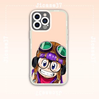 Ốp lưng iphone và samsung xiaomi oppo cạnh vuông Jicase Norimaki Arale Slumb Anime Manga 