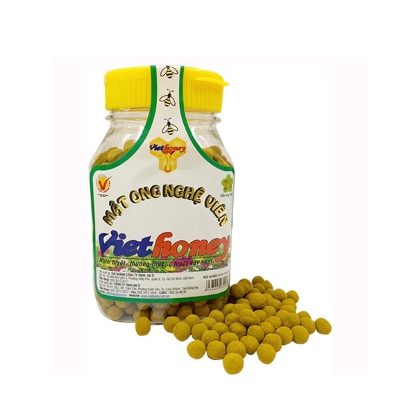 Combo 3 tinh bột Nghệ vàng trộn mật ong Việt Honey 160gr